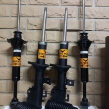4 عدد تخفیف ویژه کمک فنر تیبا (2 عقب + 2 جلو)مارک STATIC PLUSE با کارت ضمانت طلایی معتبر بی قید و شرط 8 ماهه